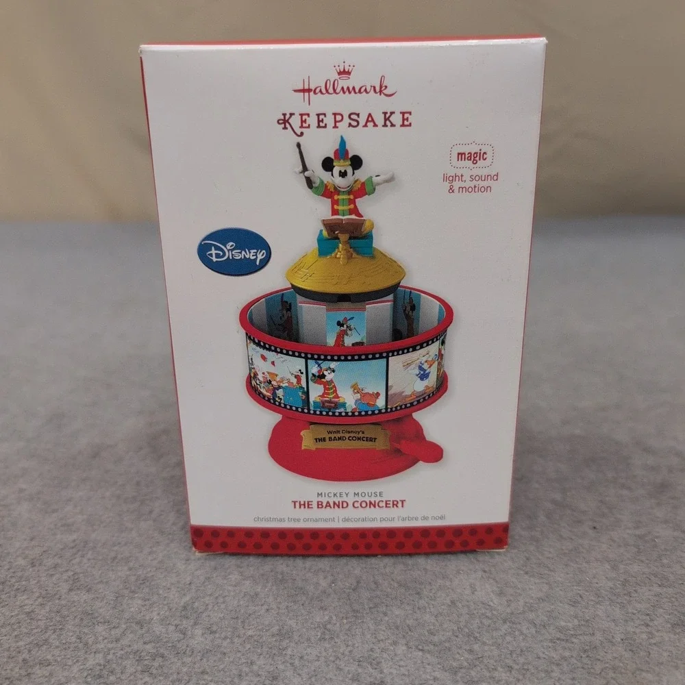 Hallmark Keepsake 2013 Disney Mickey Mouse The Band‎ Concert Magic Ornament